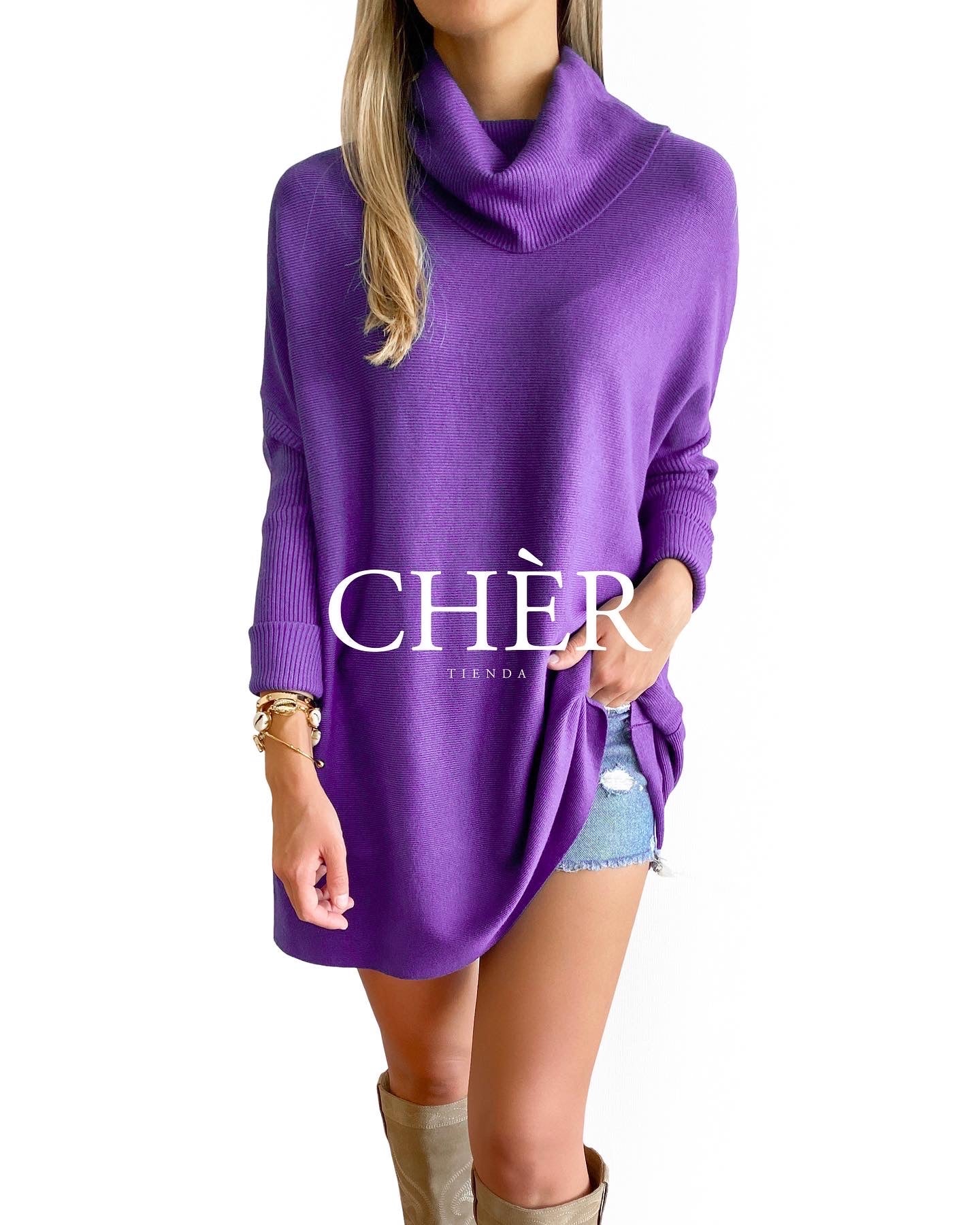 Sweater Clarisse Morado
