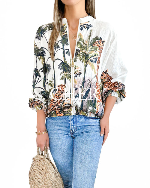 Bomber Loreane Blanco