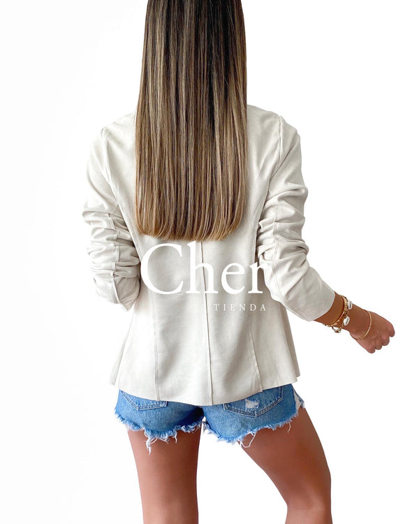 Chaqueta Suede Monterrey Crudo