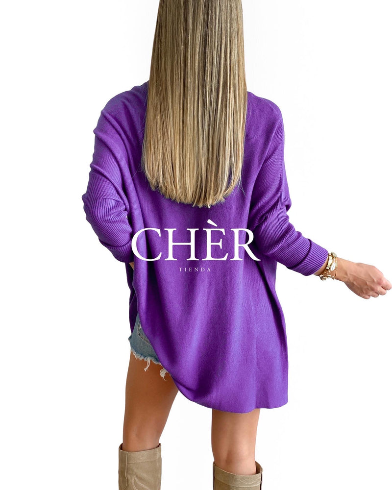 Sweater Clarisse Morado