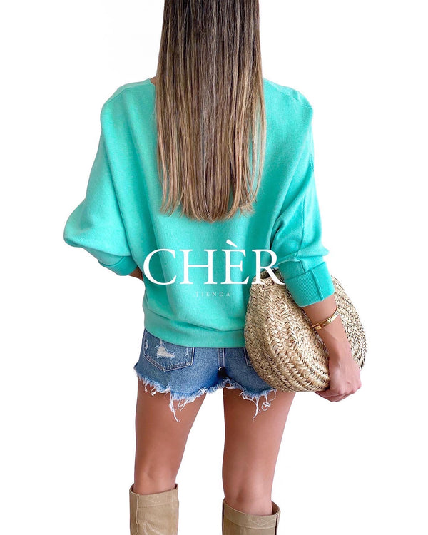 Sweater Laure Turquesa