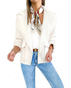 Pañuelo Cler Beige / Burdeo