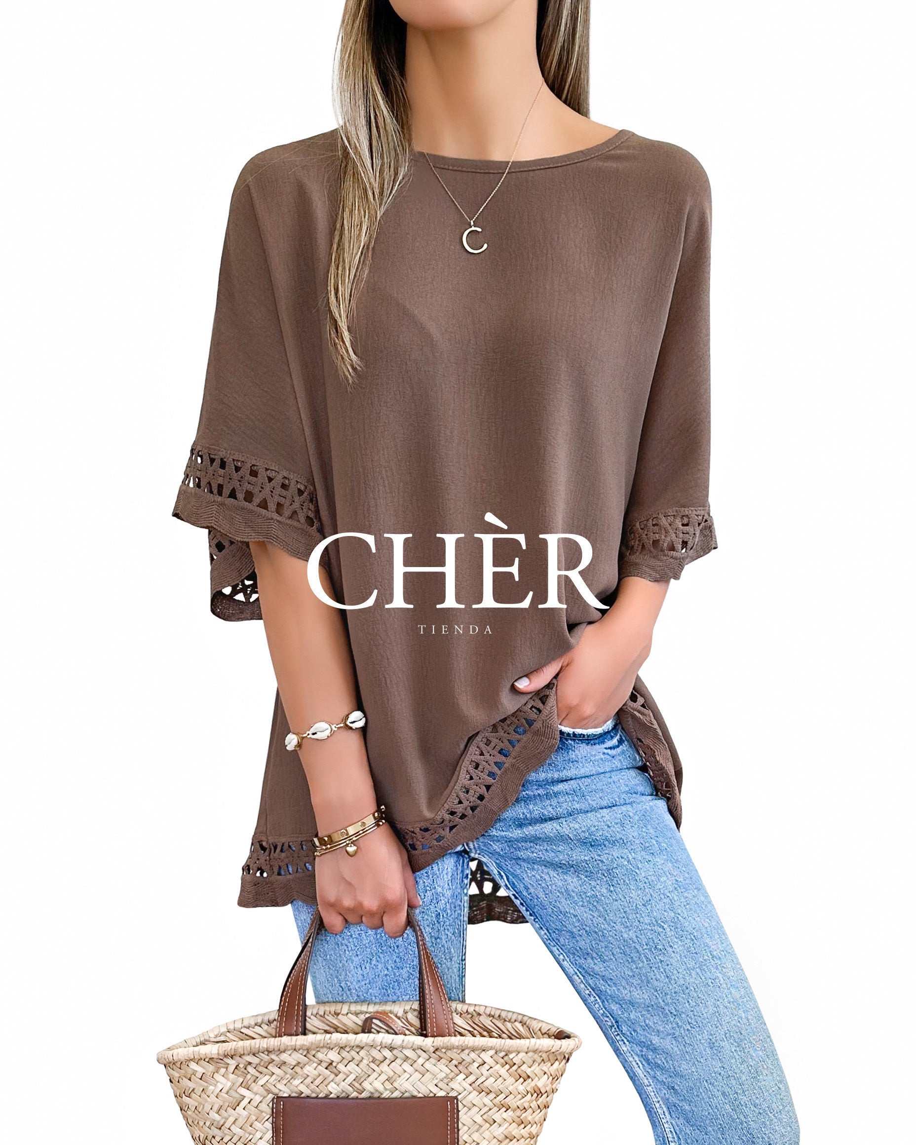 Blusa Véronique Chocolate