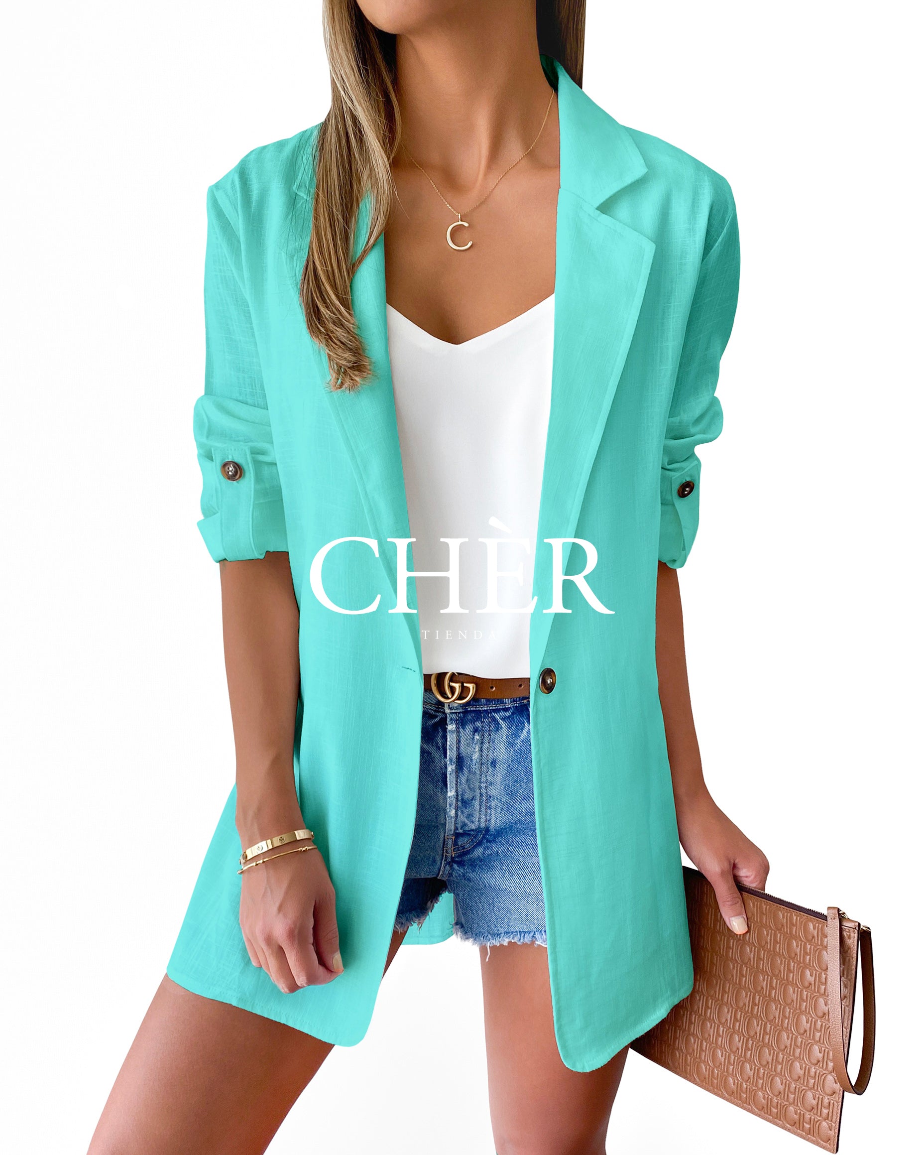 Blazer Saint Tropez Turquesa