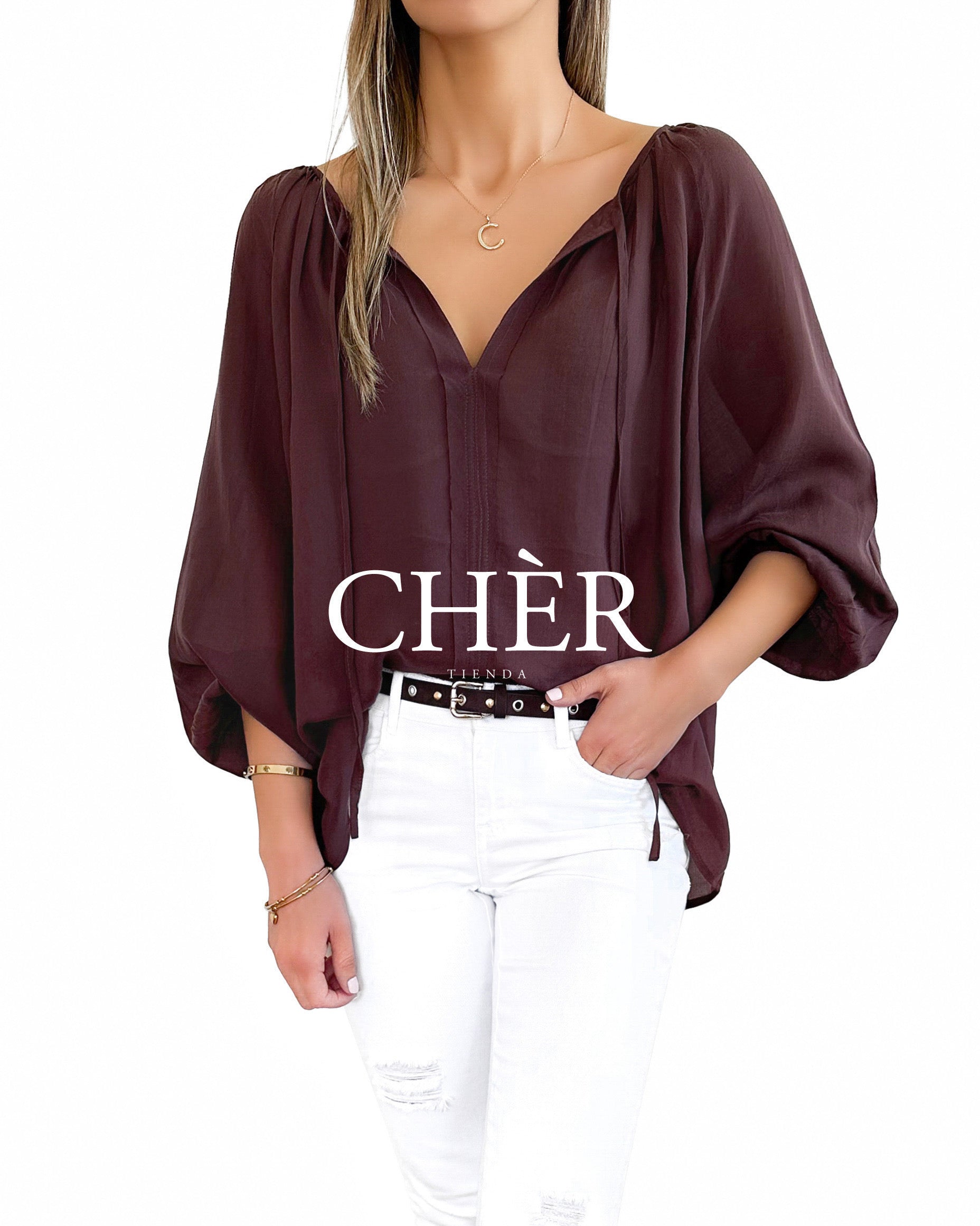 Blusa Ferrer Chocolate