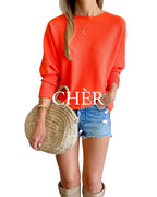 Sweater Laure Naranja