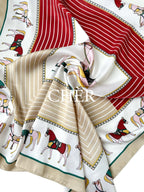 Pañuelo Cler Beige / Burdeo