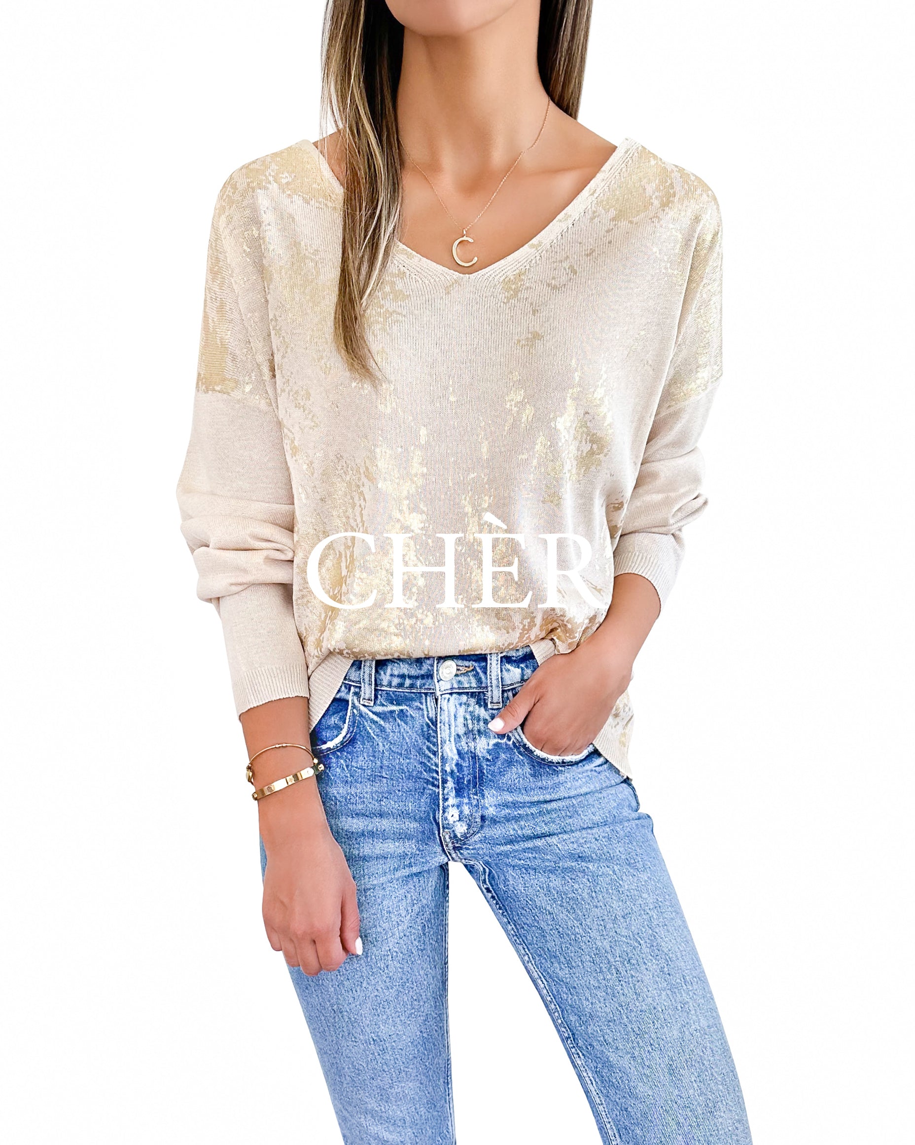 Sweater Elin Beige